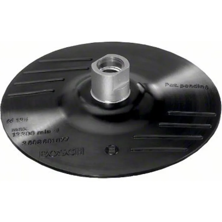 Bosch Professional Kletthaftteller (für Papierschleifblätter, 125 mm Durchmesser, Zubehör für Winkelschleifer)