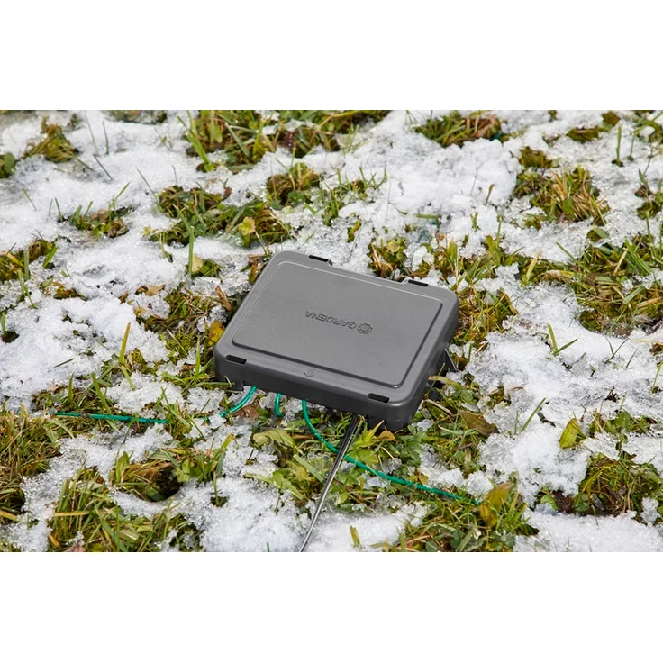 GARDENA Winterschutzbox für Kabel: Aufbewahrungsbox schützt die Kabelenden des Mähroboter-Begrenzungskabels, Kunststoff-Box für Witterungsschutz, Mähroboter-Zubehör - 4056-20 – Bild 5