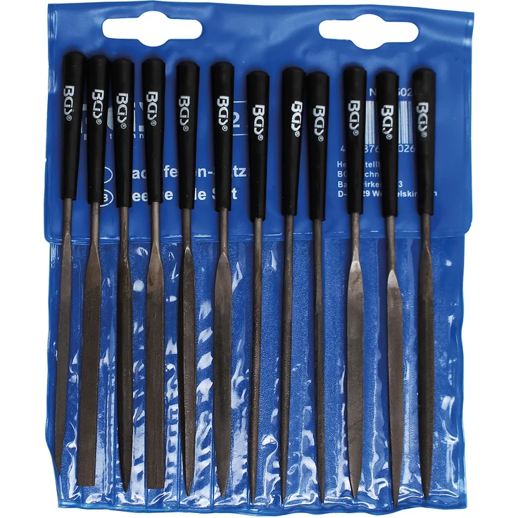 BGS 50200 | Nadelfeilen-Satz | 12-tlg. | inkl. Kunststoffetui – Bild 1