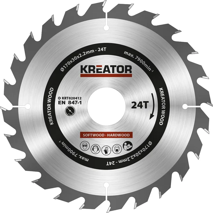 KREATOR KRT020412 KRT020412-Disco von Sierra Madera 170 mm24d