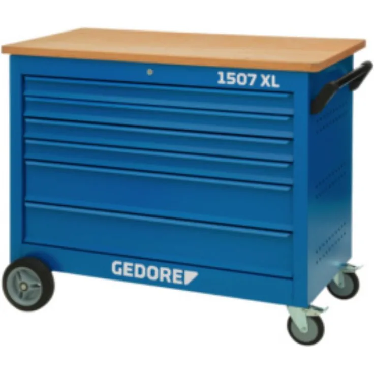 Gedore 1507 40200 Rollwerkbank XL 6Schubl. 985x1200x625mm