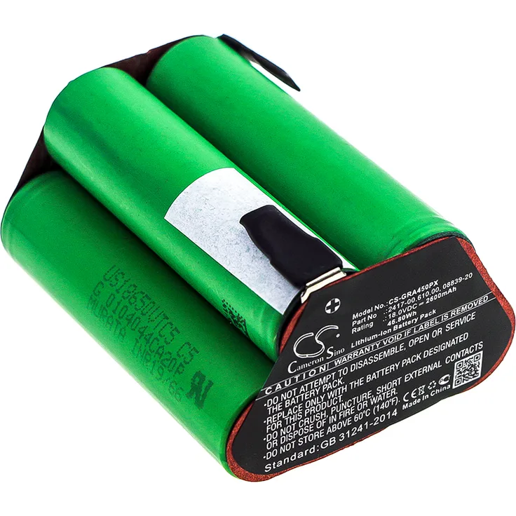 Cameron Sino Ersatzakku - CS-GRA450PX - GARDENA 02417-20 - 08839-20 - 18 Volt 2600mAh Li-ion