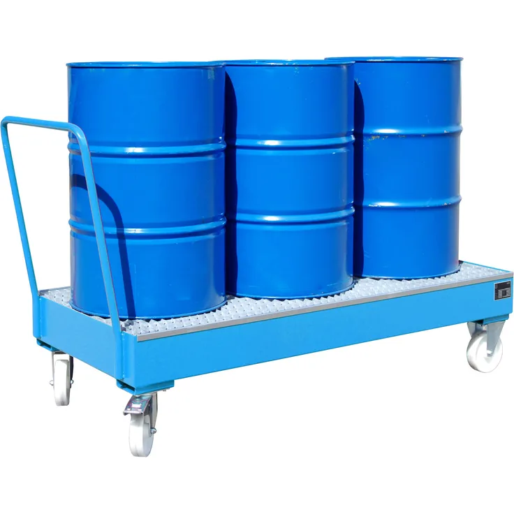 Bauer Fahrbare Auffangwanne 2050 SR, lackiert, Lichtblau