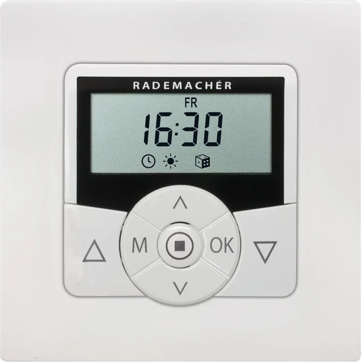 Rademacher 5665-UW Troll Comfort DuoFern, Funk Zeitschaltuhr für Rolläden, Rohrmotor, Rolladenmotor, Rolladensteuerung (Ultraweiß, Weiß) – Bild 1