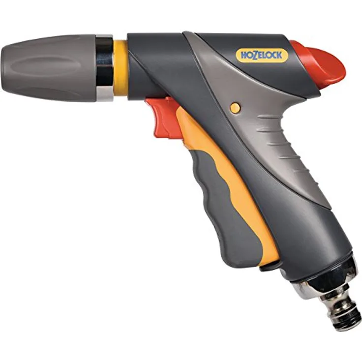 Hozelock Jet Spray Pro Sprühpistole, Grau-Gelb, 16x10x8 cm