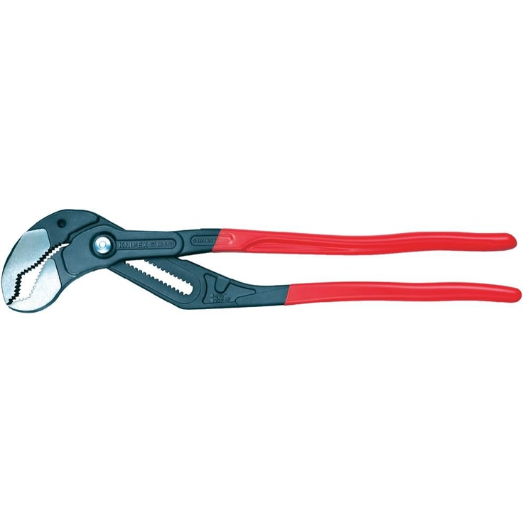 KNIPEX 87 01 560 Cobra XXL Rohr- und Wasserpumpenzange mit Kunststoff überzogen grau atramentiert 560 mm