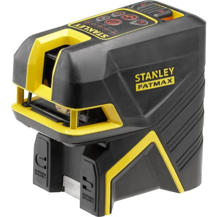 Stanley FMHT1-77415 FatMax Kreuzlinien- & 5-Spotlaser (roter Laser, Pulsmodus, horizontale-Vertikale Nivellierungsgenauigkeit: ± 3 mm - 10 m, Arbeitsbereich: ± 20 m, ± 50 m, inkl. Zubehör & Box)