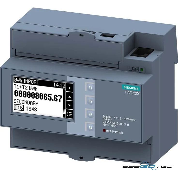 Siemens SENTRON Messger t 7KM PAC2200 7KM2200-2EA30-1JA1, 7KM22002EA301JA1