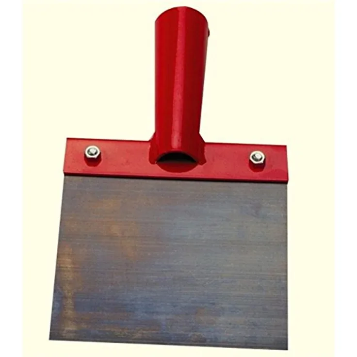 Idealspaten 72101500 Stoßscharre Sieger mit Federstahlblatt 15cm, Blau-Silber, 40 x 25 x 15 cm