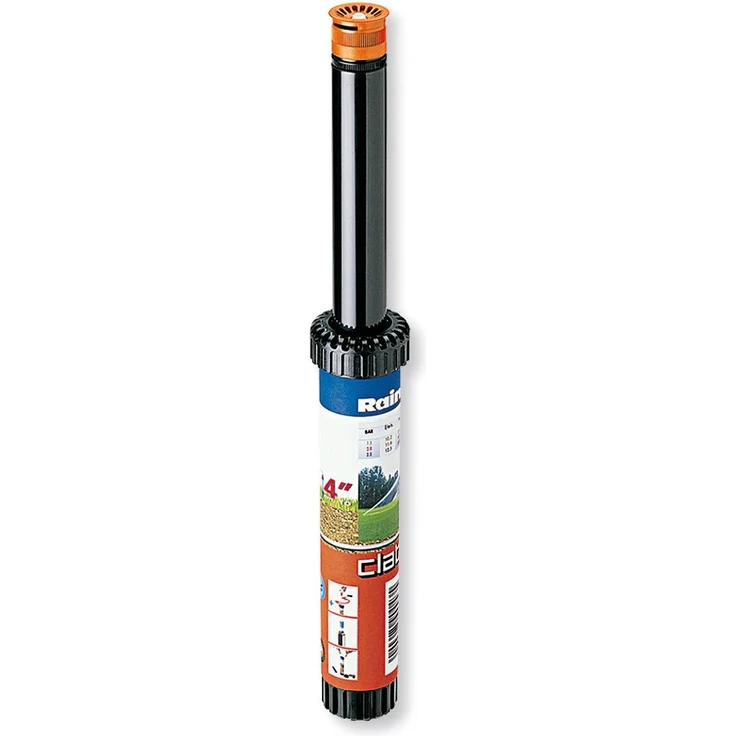 Claber 50945 90006 Versenkregner, verstellbar, Schwarz-Orange