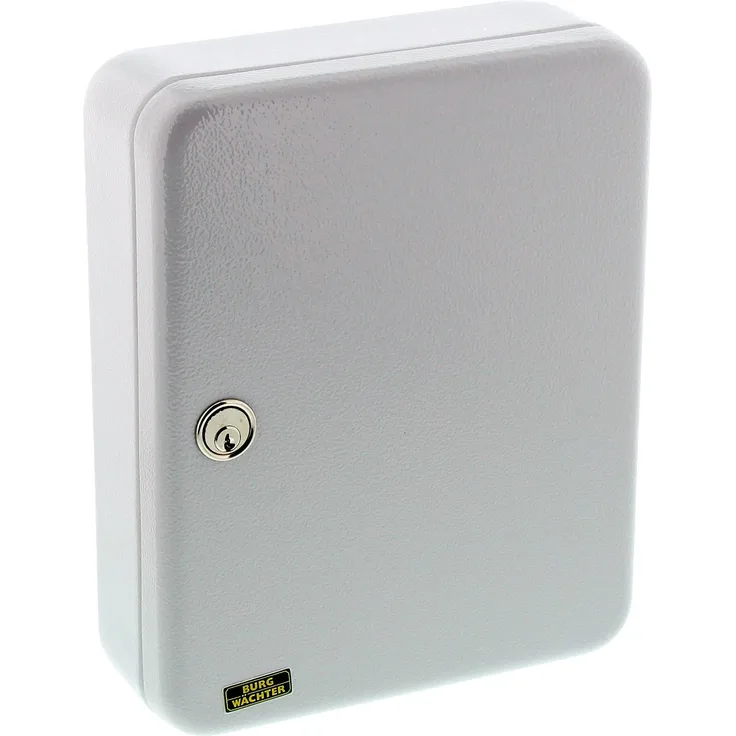 BURG-WÄCHTER Schlüsselbox CS 24 inkl. Schlüssel, 24 Haken, Stahlblech, Lichtgrau