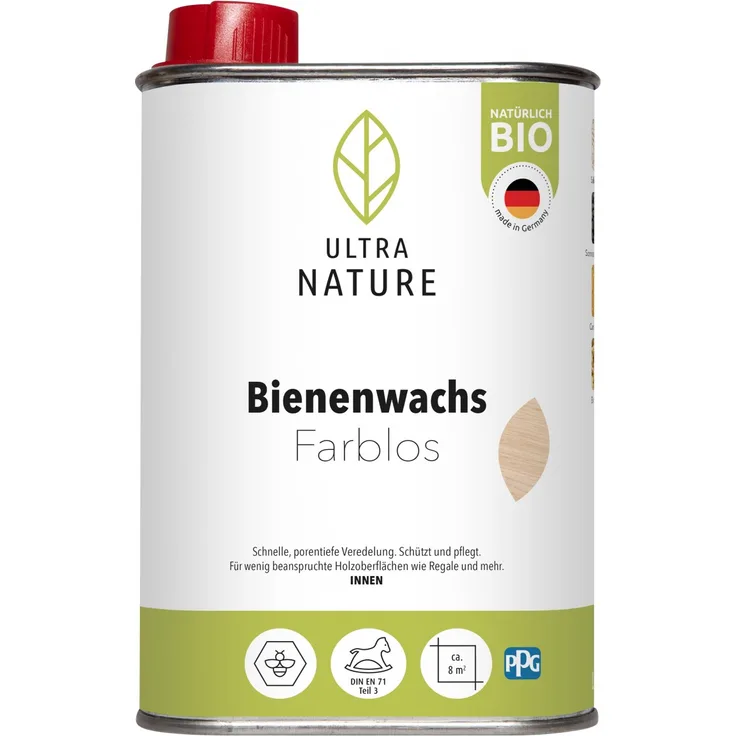 Ultra Nature Bienenwachs 250 ml, farblos