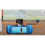 4rain Flat Flachtank Paket 3000 L Garten-Comfort, begehbar