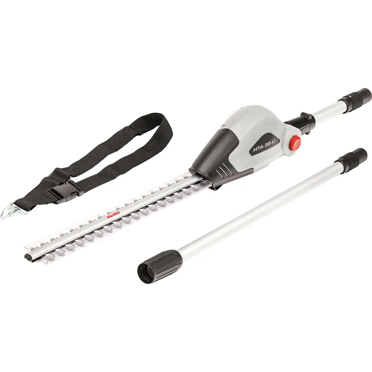 AL-KO 113613 Heckenscherenaufsatz HTA 4045, zum Anbau an das Akku-Multitool MT 40 Li, 20 cm Schnittbreite, 45 cm Schnittlänge, bis 3,5m Arbeitshöhe, inkl. Gurt und Rohrverlängerung