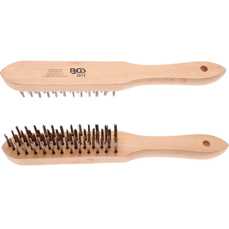 BGS 3073 | Handstielbürste | Stahldraht | 5-reihig | 300 mm