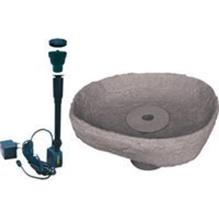 Greenlife Springbrunnen Set für Wand der Regen Speicher, Hinkelstein granitrot, 47 x 47 x 37 cm, g0001747