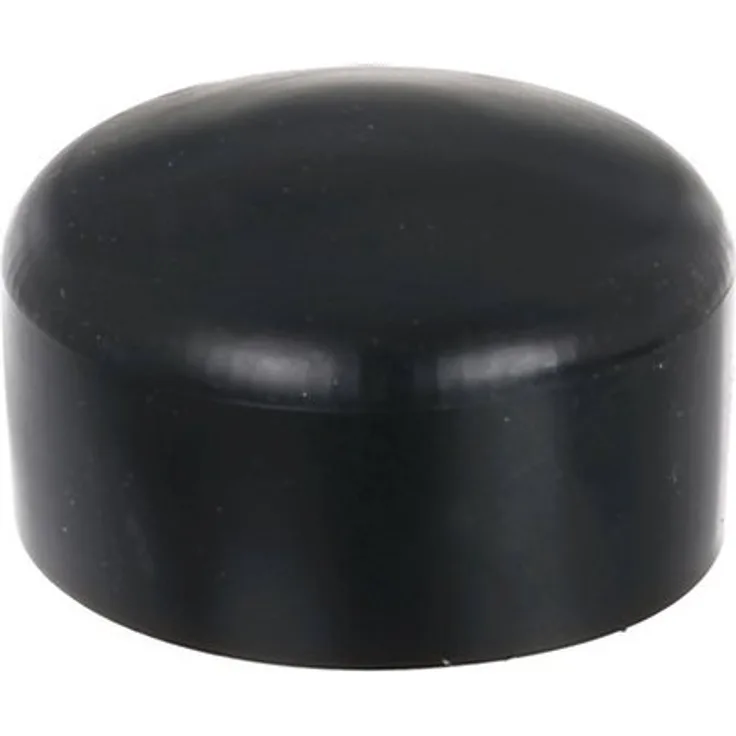 Pfostenkappe rund Kunststoff Schwarz 60 mm