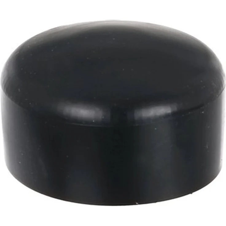 Pfostenkappe rund Kunststoff Schwarz 60 mm