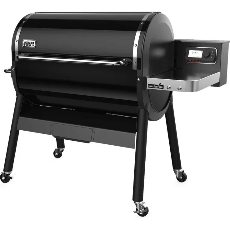 SmokeFire EX6 GBS Holzpelletgrill Schwarz, 157 x 140 x 84 cm, Grillfläche 91 x 46 cm