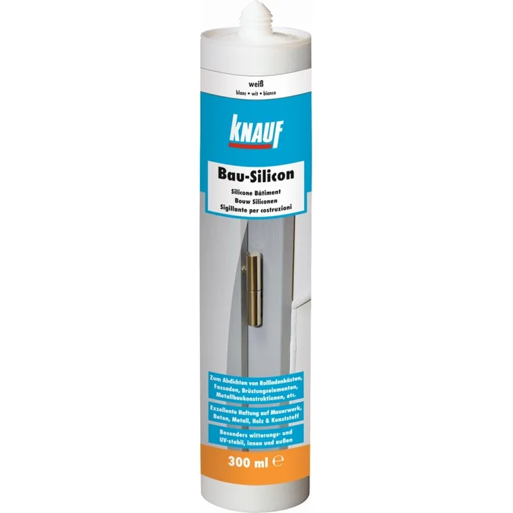 Knauf Bau-Silikon grau, 300 ml