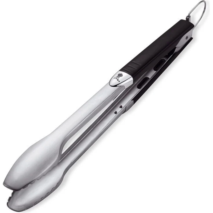 Weber 6610 Premium Grillzange, Edelstahl, 43,5 cm, Breite: 4,5 cm, H”he: 4 cm – Bild 1
