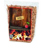 RÖSLE Räucherchips Kirsche, 750 g, für Räucherbox auf Smoker, Holzkohle- und Gasgrills, rauchaktiv, naturbelassenes Holz