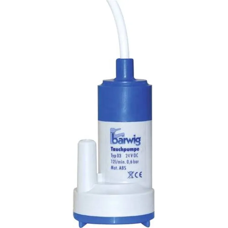 Barwig 03-24 Niedervolt-Tauchpumpe 720 l/h 6m Tauchmotorpumpe