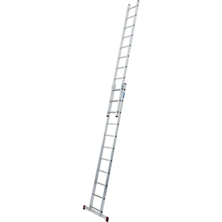 Krause Corda Aluminium-Schiebeleiter, zweiteilig 2x8 Sprossen