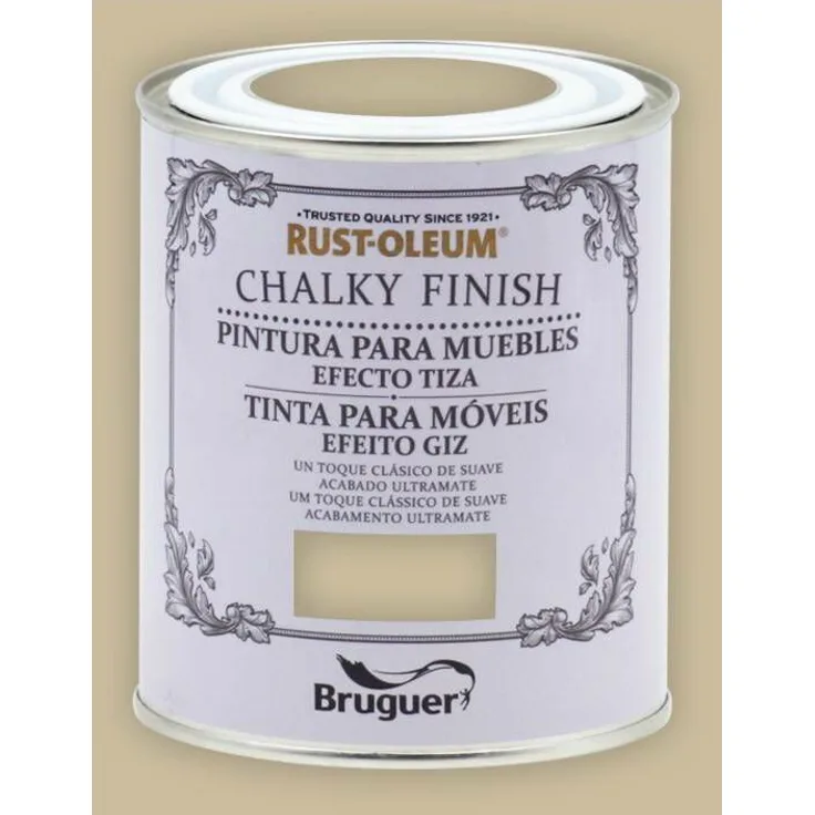Malerei-Effekt Kreide Chalk Paint Xylazel ,  750 ml - Braun Jute - Rust-oleum
