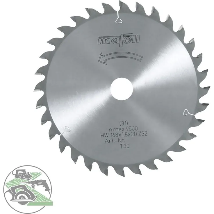 HM-Blatt 168 x 20 Z 32 WZ für KSS 50 + K 55 092480 - Mafell