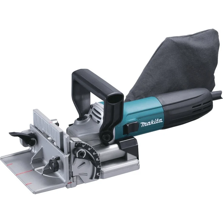 Makita PJ7000J Nutfräse 701 W, Schwarz, Blau, 14 x 310 mm, 100 mm Scheibendurchmesser, 11.000 Leerlaufdrehzahl, 2,5 kg – Bild 1