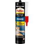 Pattex Montagekleber Power, Baukleber mit starker Anfangshaftung, Kraftkleber für saugende Materialien, Kleber für innen & außen, 1 x 370g - Preisvergleich