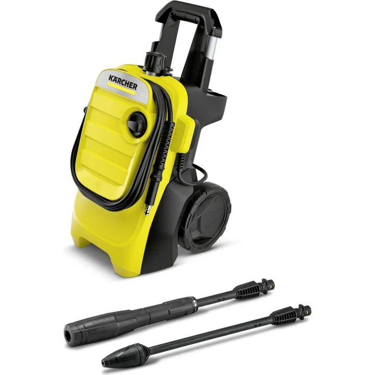 Kärcher K 4 Compact 1.637-500.0 Hochdruckreiniger 420 l/h 11 kg 1800 W 130 bar 30 m²/h 40 °C Schlauch 6 m wassergekühlter Motor und Wasseransaugung – Bild 1