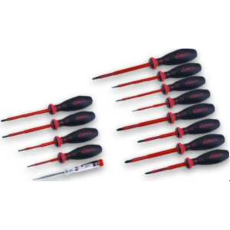 Cimco VDE-Schraubendrehersatz Schlitz Kreuzschlitz Torx 13-teilig
