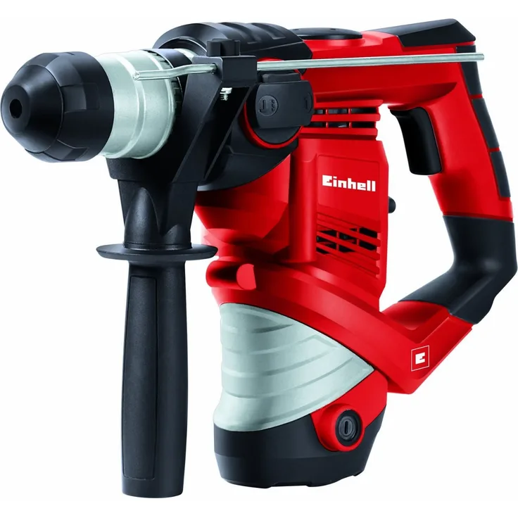Einhell Bohrhammer TH-RH 900-1 (900 W, 3 J, Bohrleistung in Beton 26 mm, SDS-Plus-Aufnahme, Metall-Tiefenanschlag, Koffer)