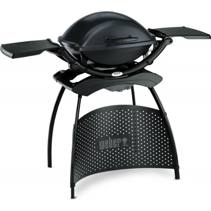 Weber Q 2400 Stand Dark Grey Elektrogrill, 2200 Watt, Maáe 103 x 130 x 68 cm
