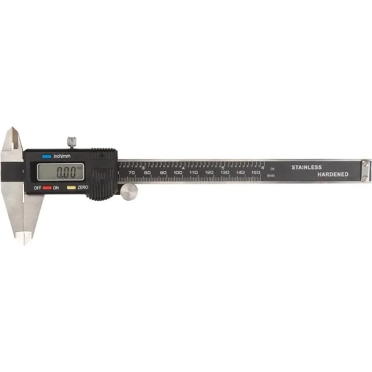 schieblehre digital Edelstahl 150 mm schwarz-silber