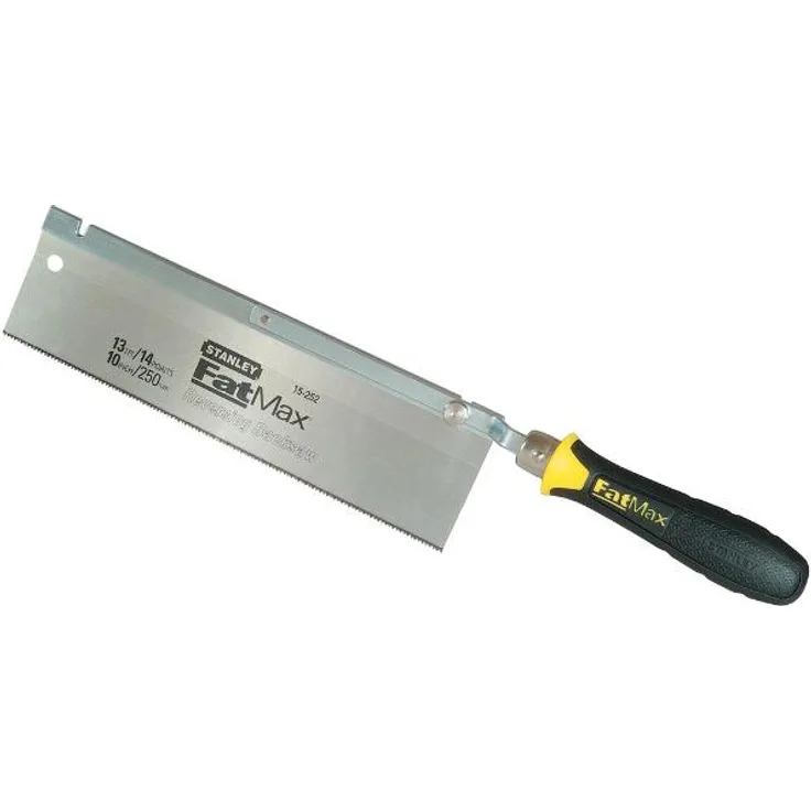 Stanley FatMax Feinsäge (umlegbar, extra breites Blatt, Rücken stahlverstärkt, ergonomischer Handgriff) 0-15-252