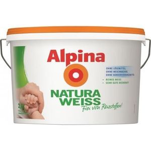 Bild für Alpina Innenfarbe Wandfarbe NaturaWeiss matt 2,5 L Weiß frei von Reizstoffen