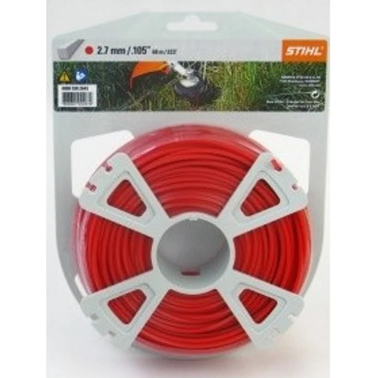 Stihl 0000 930 2643 original Mähfaden quadratisch, 2,7 mm x 67 m