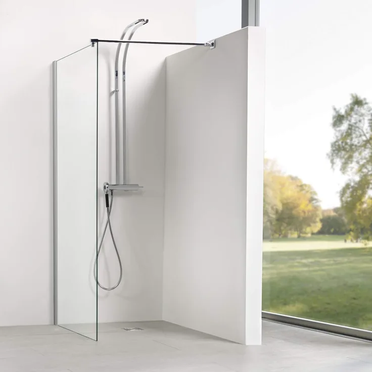 Dusbad Vital 8 Dusche, Seitenwand, Walk in Solo Duschwand ESG 8mm (335-0404)