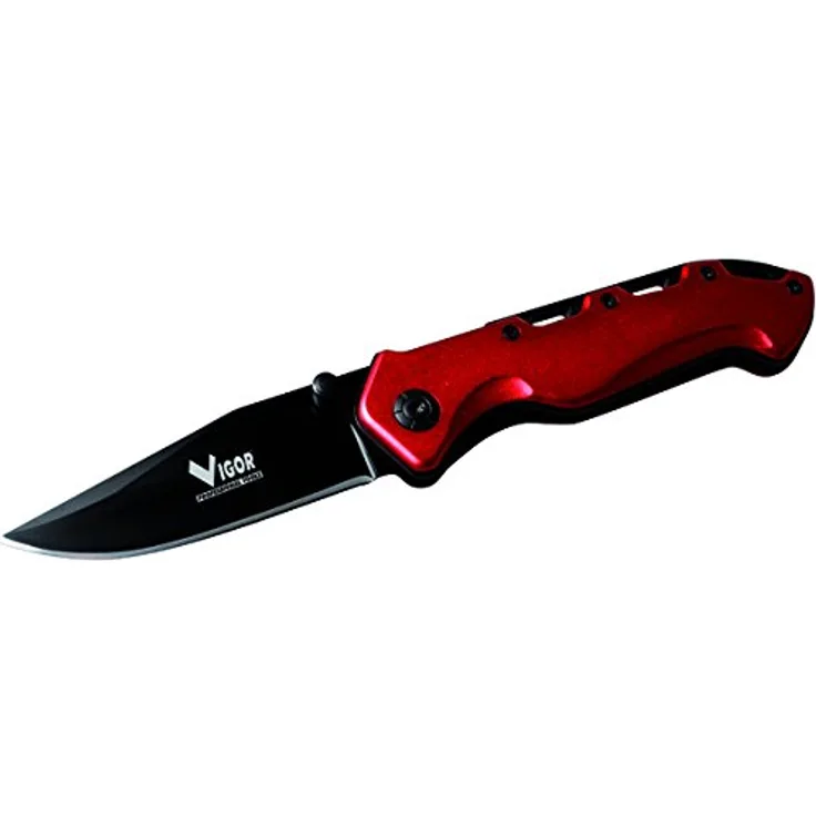 Vigor 4412512 Messer Klappmesser Typ Specht, rot