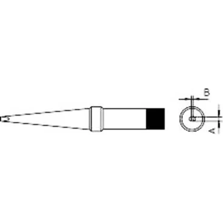 Weller 4PTK7-1 Lötspitze PT-Reihe Meißelförmig Lang, 1.2mm x 0.4mm, 370 °C