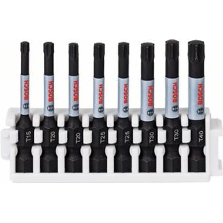 Bosch Professional 8tlg. Schrauber Bit Set Torx (Impact Control, T Bits, Länge 50 mm, Pick and Click) – Bild 1