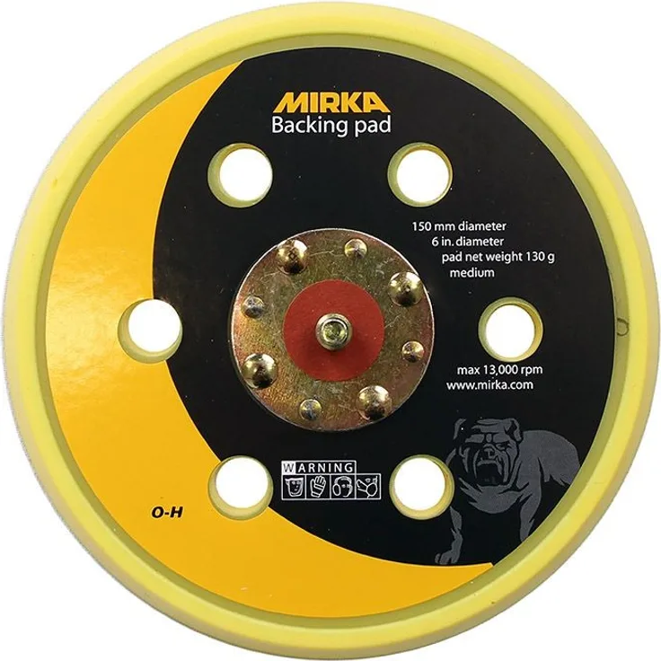 Mirka 1975141 8295291211 Stützteller 150 mm plak 6 Löcher 5-16''