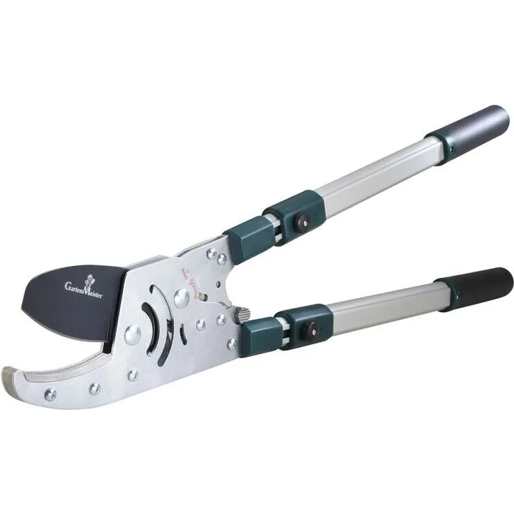 GartenMeister Amboss Astratschenschere mit Teleskopgriff, 50 mm Schnittstärke