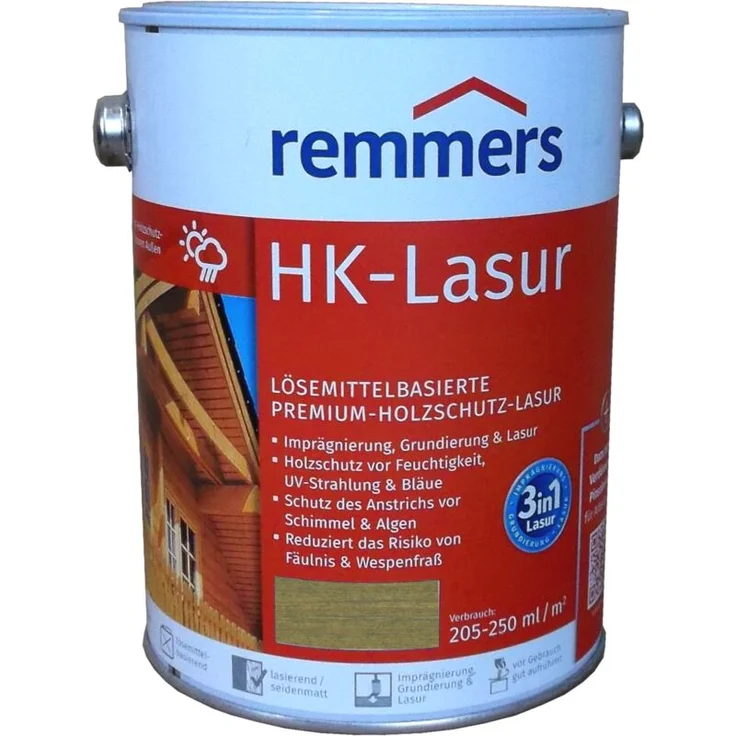 2,5 Liter Remmers HK Lasur Salzgrün – Bild 1