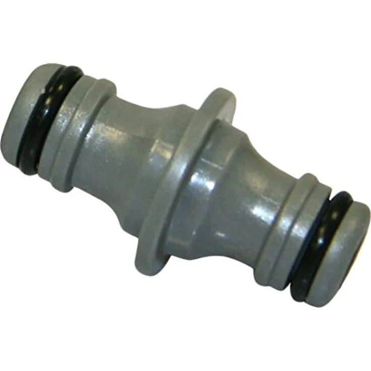 Xclou 346112 Schlauchverbinder für Gartenschlauch 13mm - Verbindungsstück für Schlauch 1-2 Zoll Ventile & Verbindungen, Grau, 5x0.13x2.8 cm Bewässerungszubehör
