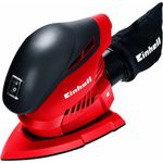 Einhell Multischleifer TH-OS 1016 (100 W, Schleiffläche 104 cm², Staubfangsack und Absaugadapter, Klett-Schleifpapier P120)