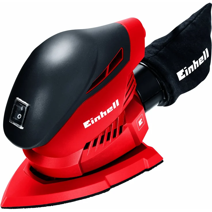 Einhell Multischleifer TH-OS 1016 (100 W, Schleiffläche 104 cm², Staubfangsack und Absaugadapter, Klett-Schleifpapier P120) – Bild 1